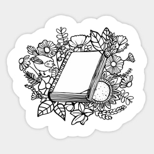 Once Upon a Book Sticker